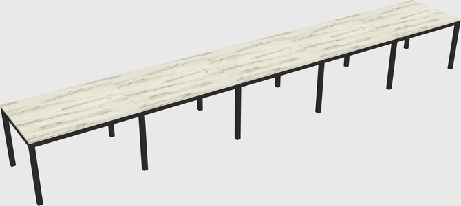 Rectangular desk