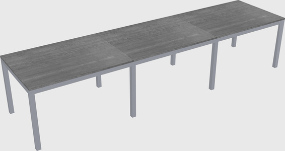 Rectangular desk