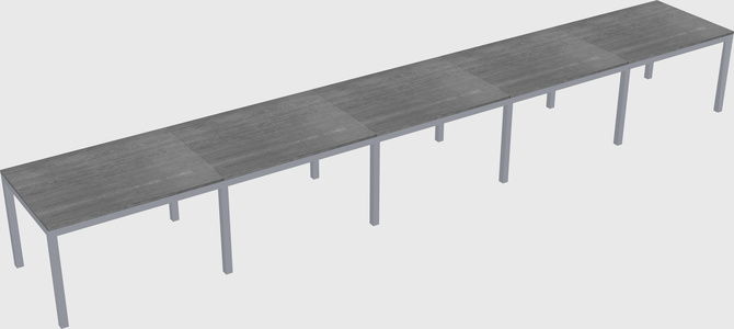Rectangular desk