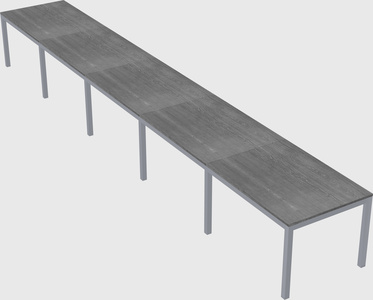 Rectangular desk