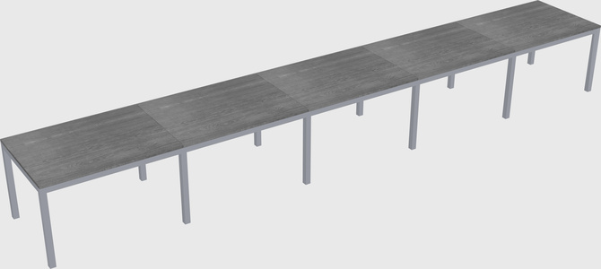 Rectangular desk