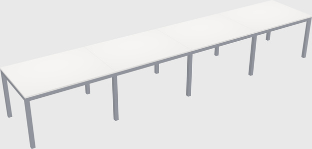 Rectangular desk
