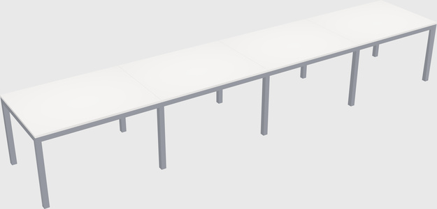 Rectangular desk