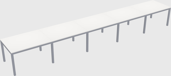 Rectangular desk