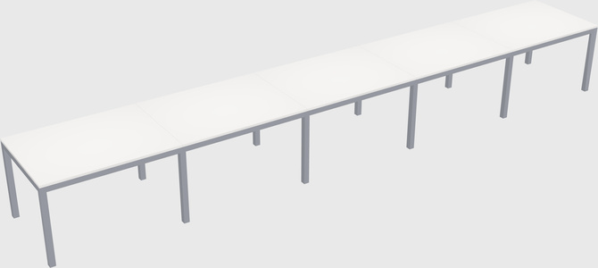 Rectangular desk