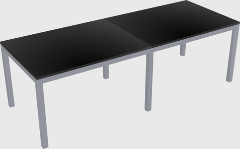 Rectangular desk