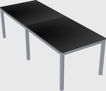 Rectangular desk