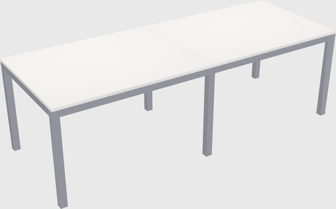 Rectangular desk
