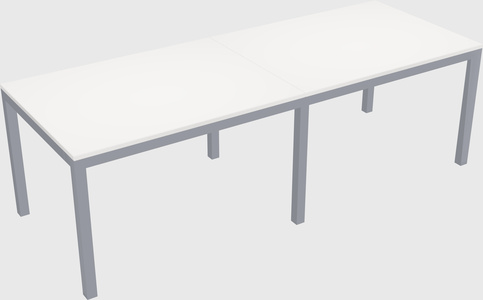 Rectangular desk