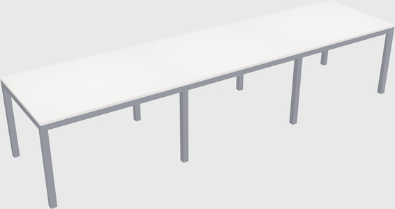 Rectangular desk