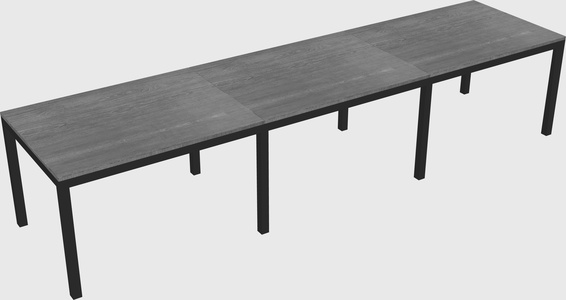Rectangular desk