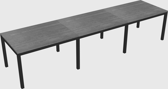 Rectangular desk