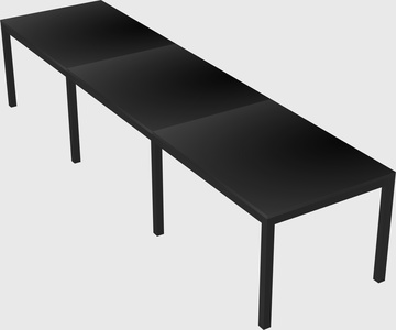Rectangular desk