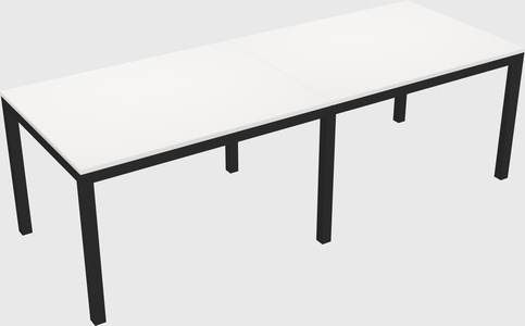Rectangular desk