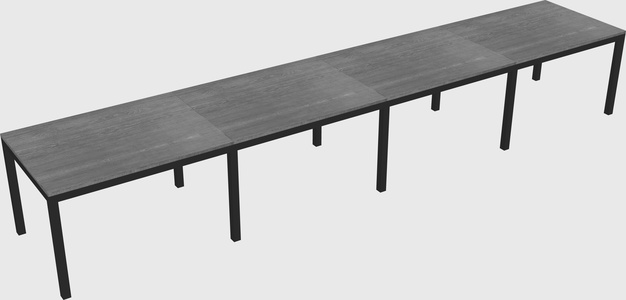 Rectangular desk