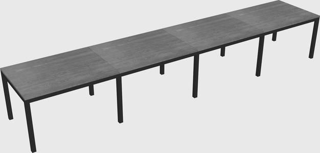 Rectangular desk