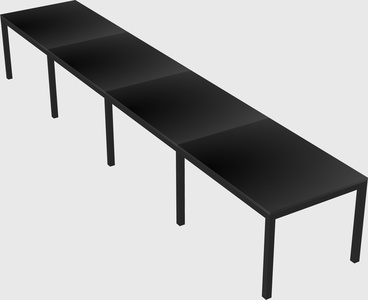Rectangular desk