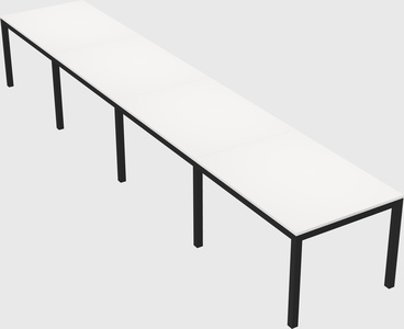 Rectangular desk