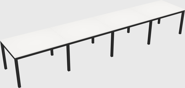 Rectangular desk