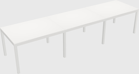 Rectangular desk