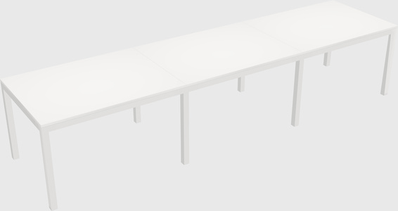 Rectangular desk