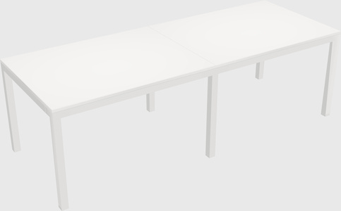 Rectangular desk