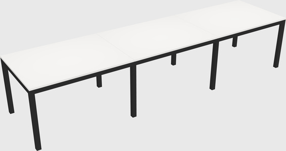 Rectangular desk