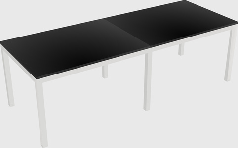 Rectangular desk