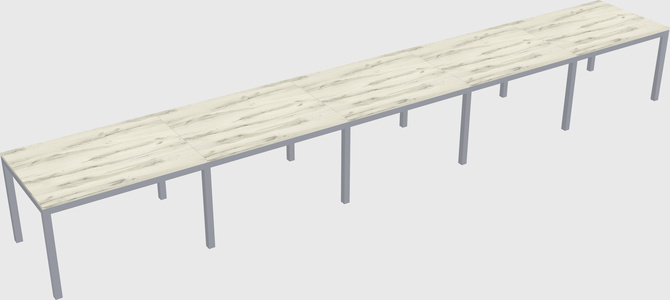 Rectangular desk