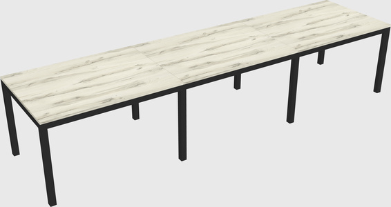 Rectangular desk