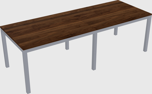 Rectangular desk