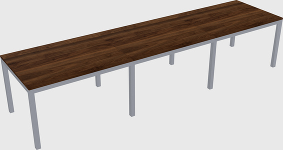 Rectangular desk