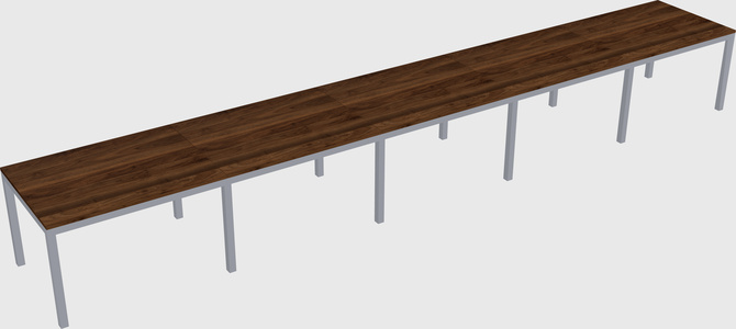 Rectangular desk