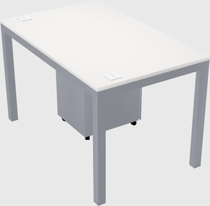 Rectangular desk