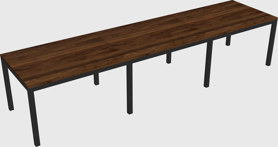 Rectangular desk