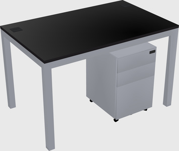 Rectangular desk