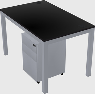Rectangular desk