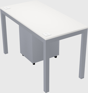 Rectangular desk