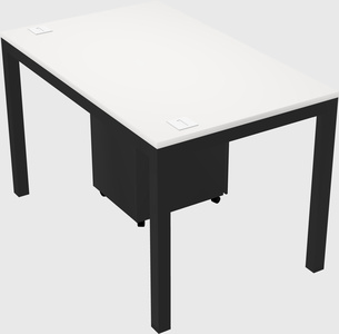 Rectangular desk