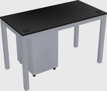 Rectangular desk