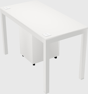 Rectangular desk