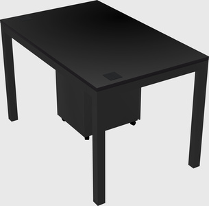 Rectangular desk