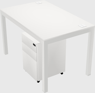 Rectangular desk