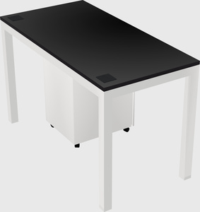 Rectangular desk