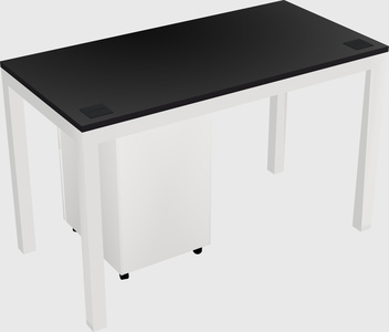 Rectangular desk