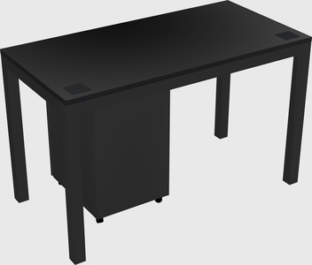 Rectangular desk