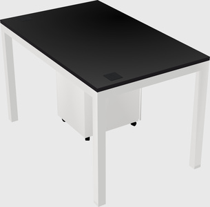 Rectangular desk
