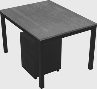 Rectangular desk