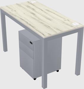 Rectangular desk