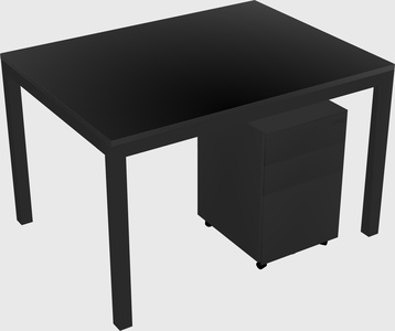 Rectangular desk